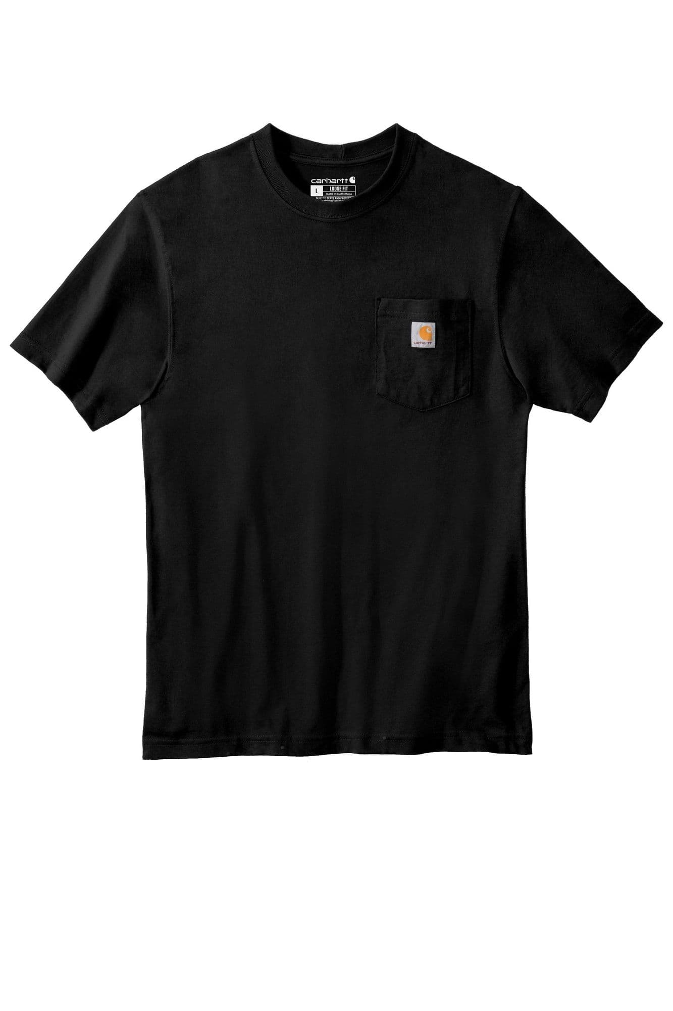 Cotton Blend - Carhartt Short Sleeve Pocket — Black