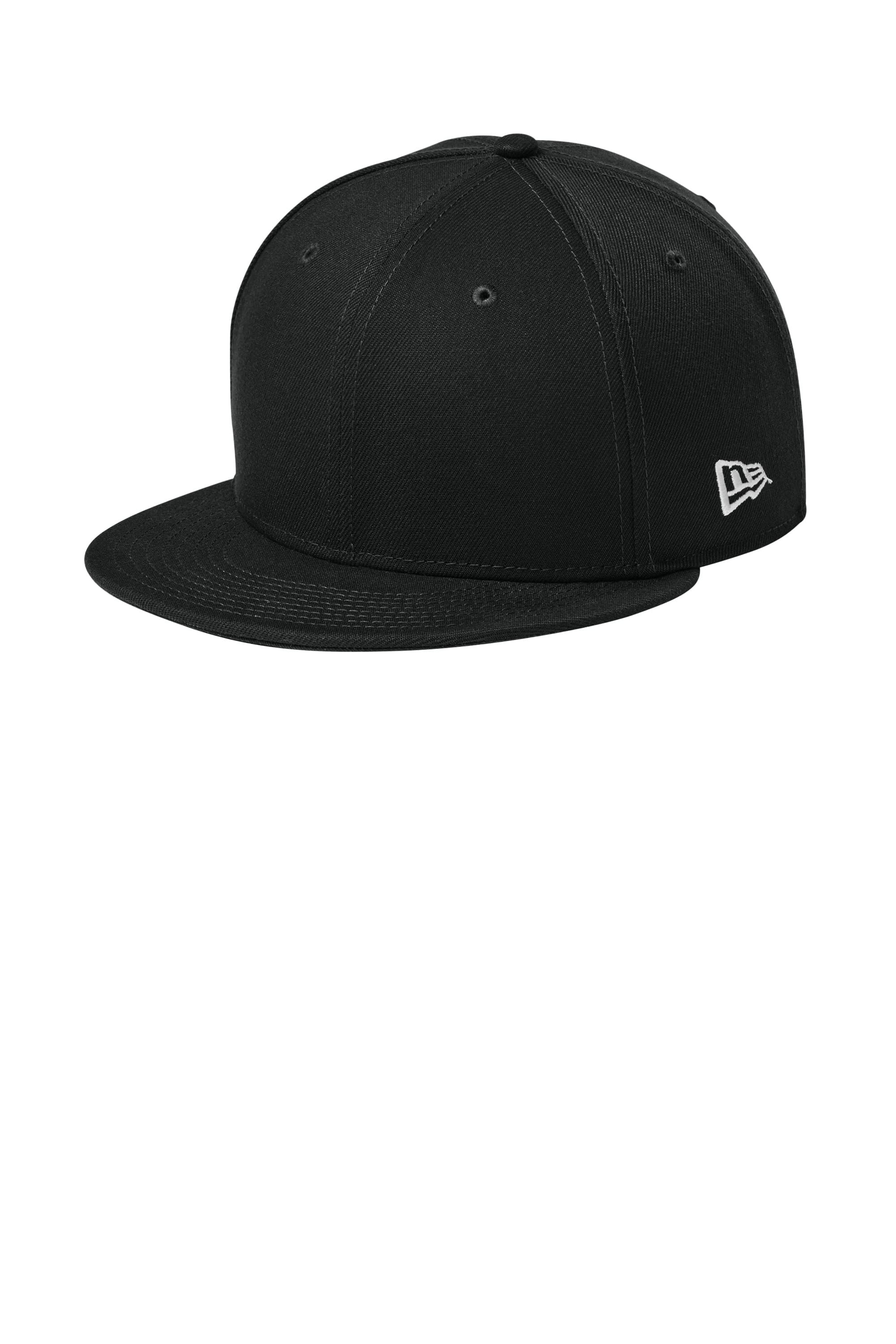 Standard - New Era Flat Bill Snapback Hat — Black